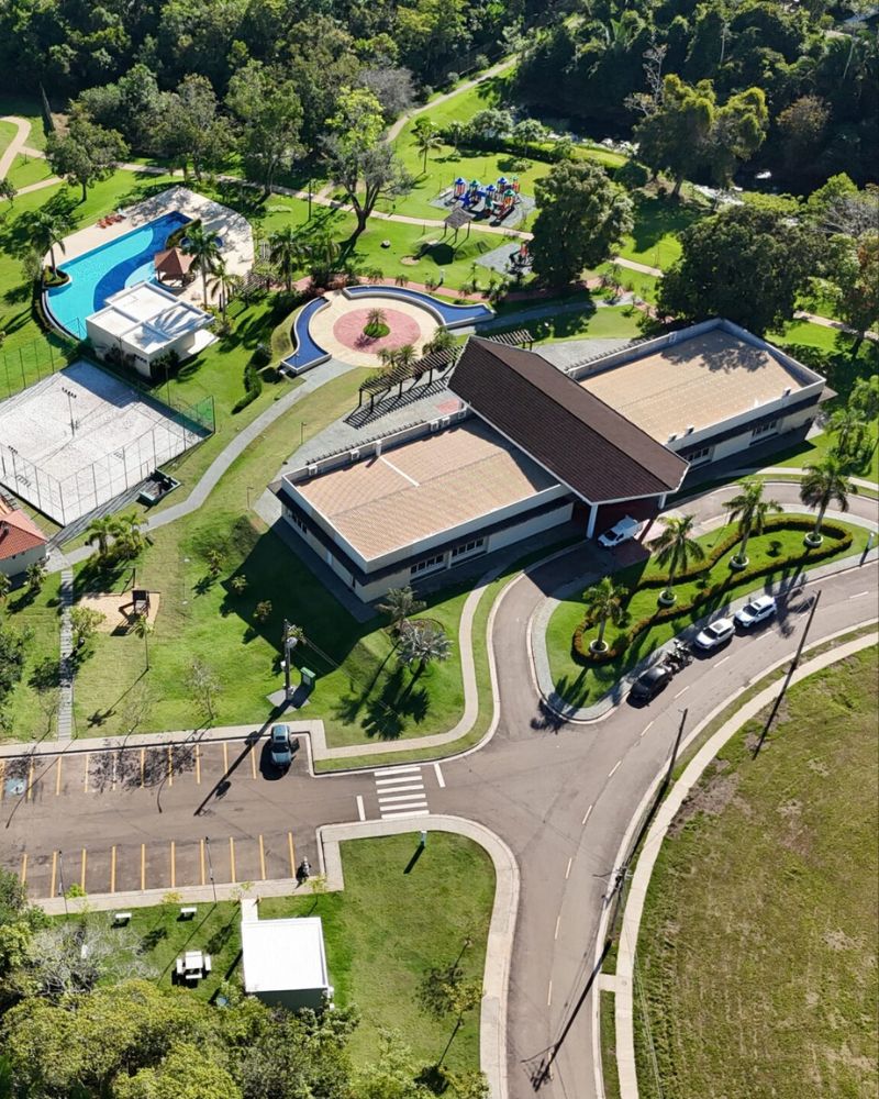 Aerial view of a prime development land