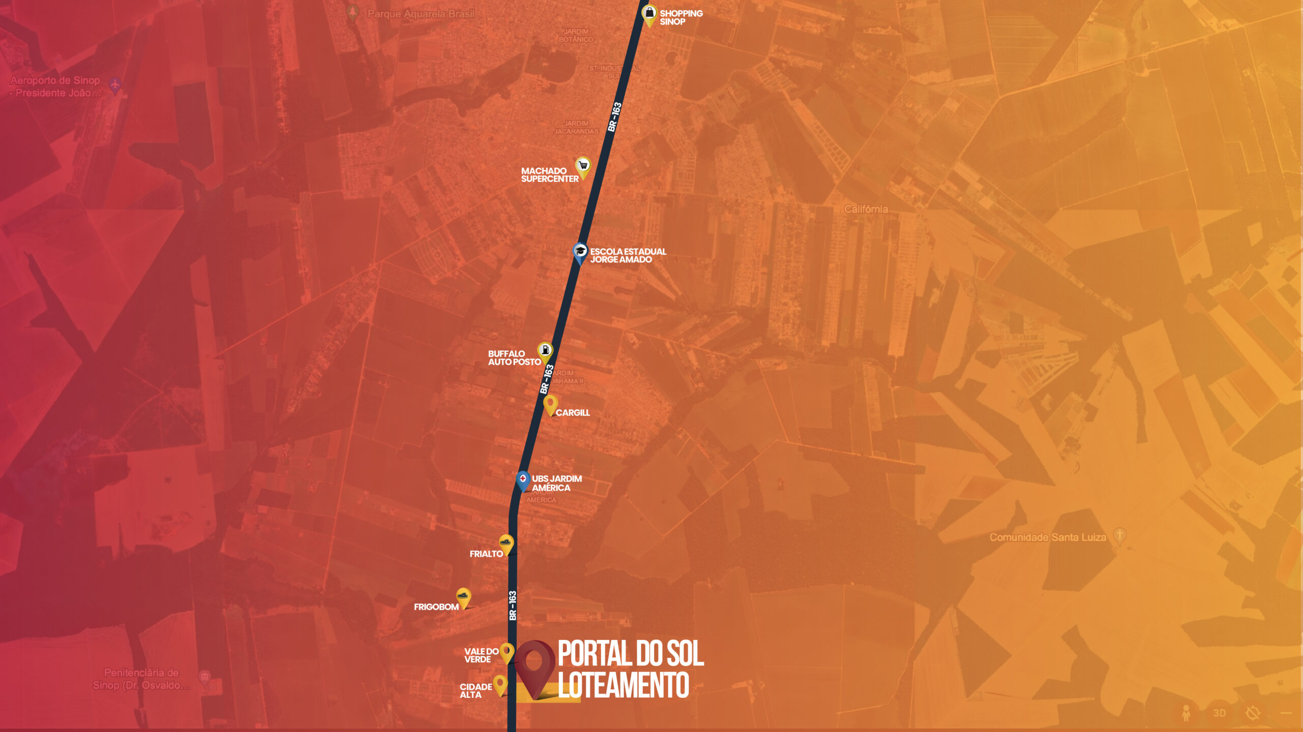 Mapa de Trânsito Portal do Sol